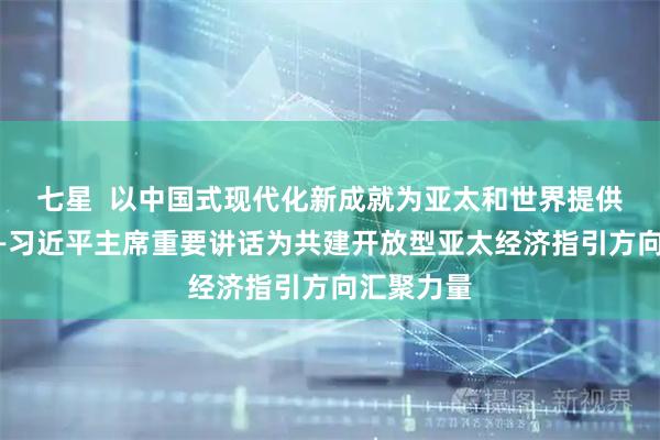 七星  以中国式现代化新成就为亚太和世界提供新机遇——习近平主席重要讲话为共建开放型亚太经济指引方向汇聚力量